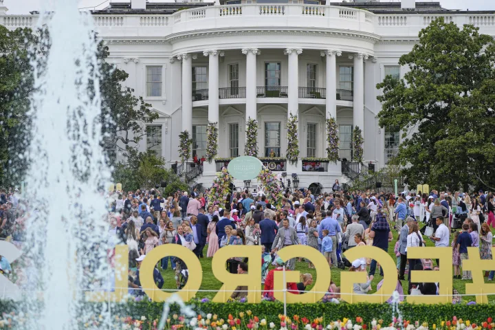Thousands are expected to attend the White House Easter Egg Roll, with the Trumps presiding