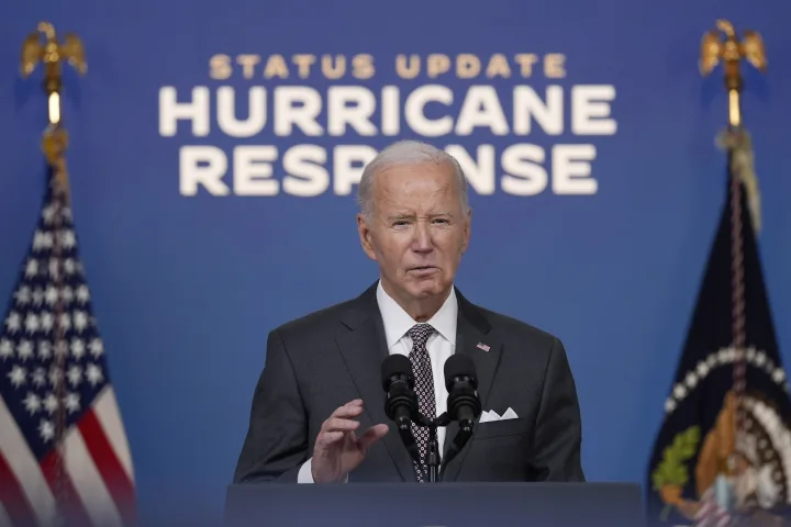 Biden tells Trump to 'get a life, man' and stop storm misinformation