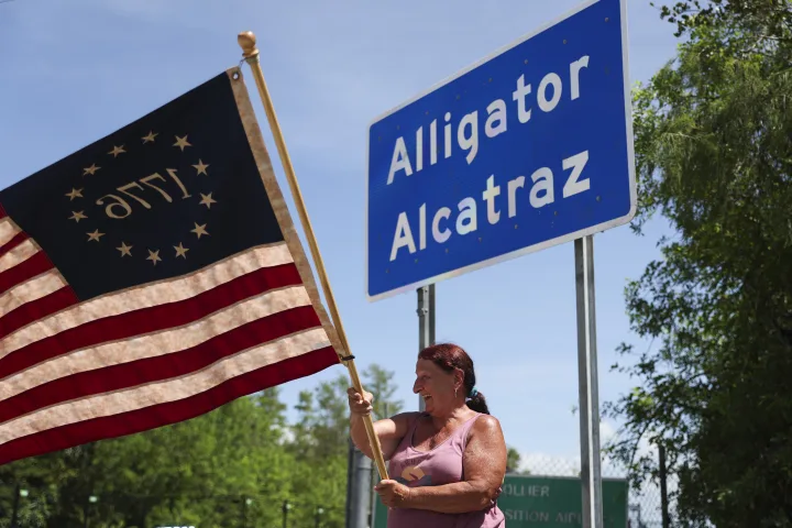 Deportation flights from Florida's 'Alligator Alcatraz' detention center have begun, DeSantis says