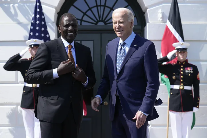 Biden, Kenyan leader urging global leaders to help lessen crushing debt on developing nations