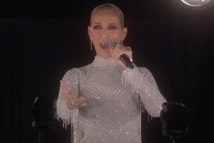 Celine Dion Gives Emotional Performance on Eiffel Tower at the Olympics Opening Ceremony