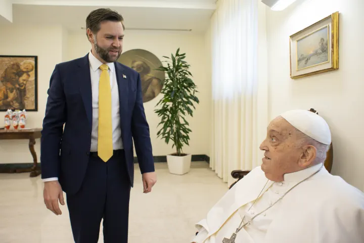 JD Vance was one of the last leaders to meet with Pope Francis